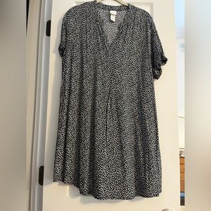 Flowered baby doll dress
